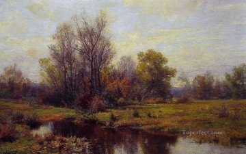 ヒュー・ボルトン・ジョーンズ Painting - ウッドランドシーンの風景 ヒュー・ボルトン・ジョーンズ